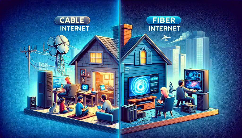 Cable vs Fiber Internet,Fiber internet speed comparison,Cable internet cost,Fiber internet availability,Best internet for gaming,Cable and fiber internet providers,Home internet options