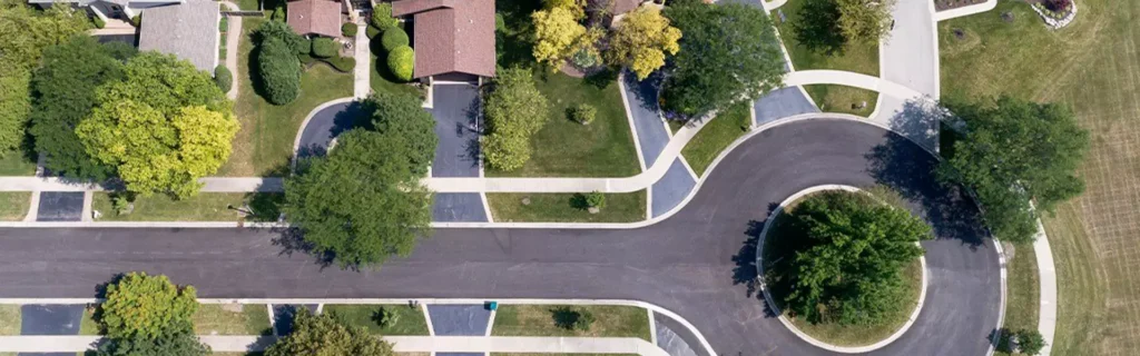 neighborhood, cul-de-sac