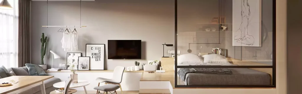 small, cozy apartment